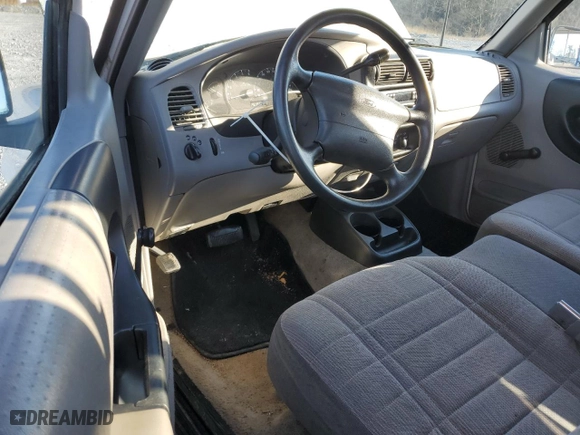 1996 Ford Ranger XL with VIN 1FTCR10U6TUD90403, listed as a Copart auction lot 45525465 with 57,646 mi miles and Salvage Title. Bid and sale history available at carsss.com. Image 8.