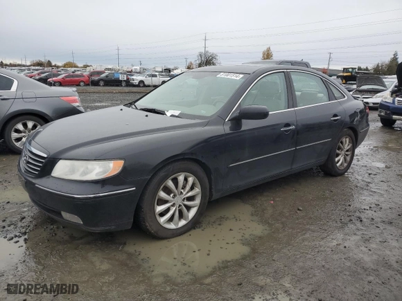 2006 Hyundai Azera SE with VIN KMHFC46F56A097392, listed as a Copart auction lot 81001514 with 151,469 mi miles and Clean Title. Bid and sale history available at carsss.com. Image 1.