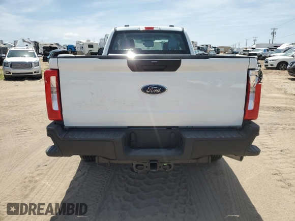 2024 Ford F-250 XL with VIN 1FT7X2BA9REF57419, listed as a Copart auction lot 57135135 with 3,746 mi miles and Salvage title. Bid and sale history available at DreamBid. Image 6.