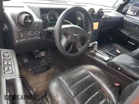 2006 Hummer H2 with VIN 5GRGN22U46H100753, listed as a Copart auction lot 76780194 with 172,106 mi miles and Salvage Title. Bid and sale history available at carsss.com. Image 8.