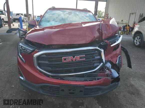 2019 GMC Terrain SLE with VIN 3GKALMEV2KL335343, listed as a Copart auction lot 53092855 with 92,838 mi miles and Non Repairable. Bid and sale history available at carsss.com. Image 5.