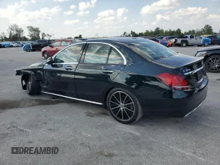 2019 Mercedes-Benz C 300 with VIN 55SWF8DB6KU316217, listed as a Copart auction lot 57811325 with 43,054 mi miles and Salvage title. Bid and sale history available at DreamBid. Image 2.