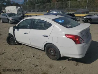 2015 Nissan Versa SV with VIN 3N1CN7AP0FL813551, listed as a Copart auction lot 76094654 with 66,223 mi miles and Non Repairable. Bid and sale history available at carsss.com. Image 2.