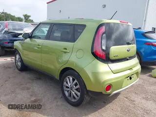 2018 Kia Soul + with VIN KNDJP3A57J7894079, listed as a IAAI auction lot 42128941 with 62,945 mi miles. Bid and sale history available at carsss.com. Image 3.