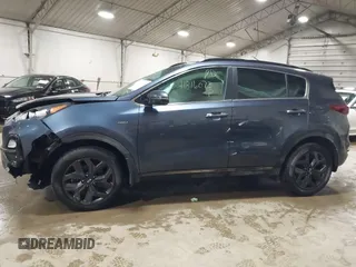 2020 Kia Sportage S with VIN KNDP6CAC1L7689940, listed as a IAAI auction lot 41816073 with 63,878 mi miles. Bid and sale history available at carsss.com. Image 14.