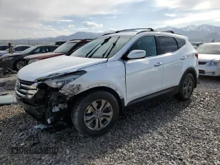 2013 Hyundai Santa Fe Sport with VIN 5XYZUDLB0DG076477, listed as a Copart auction lot 53065685 with 128,144 mi miles and Salvage Title. Bid and sale history available at carsss.com. Image 1.