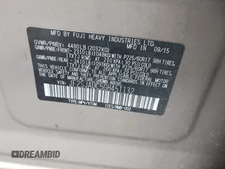 2016 Subaru Forester 2.5i Premium with VIN JF2SJADC5GH451132, listed as a IAAI auction lot 42092198 with 222,895 mi miles. Bid and sale history available at carsss.com. Image 9.