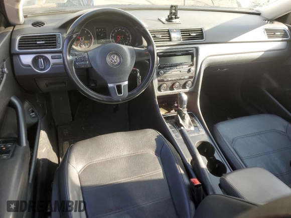 2014 Volkswagen Passat S w/Nav with VIN 1VWAP7A39EC015150, listed as a Copart auction lot 44434995 with 124,796 mi miles and Salvage Title. Bid and sale history available at carsss.com. Image 8.