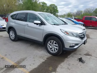 2015 Honda CR-V EX-L with VIN 2HKRM3H72FH538452, listed as a IAAI auction lot 42027471 with 66,348 mi miles. Bid and sale history available at carsss.com. Image 1.