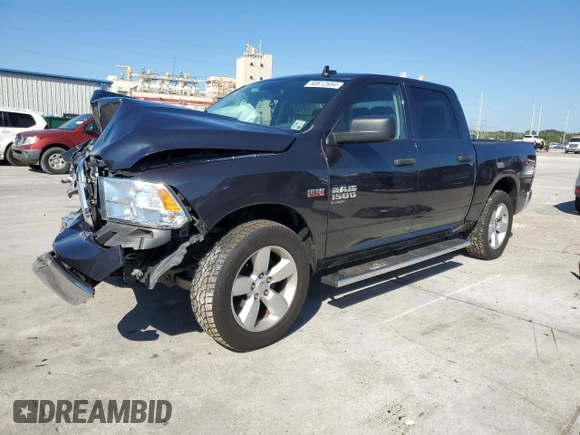 2020 Ram 1500 Classic Tradesman with VIN 3C6RR6KT0LG290092, listed as a Copart auction lot 80612684 with 0 mi miles and Salvage Title. Bid and sale history available at carsss.com. Image 1.