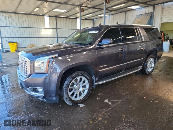 2015 GMC Yukon XL Denali with VIN 1GKS2JKJ1FR615647, listed as a Copart auction lot 80284364 with 183,728 mi miles and Salvage Title. Bid and sale history available at carsss.com. Image 1.