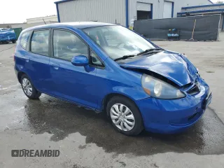 2008 Honda Fit with VIN JHMGD38478S000636, listed as a Copart auction lot 44699905 with 154,107 mi miles and Salvage title. Bid and sale history available at DreamBid. Image 4.