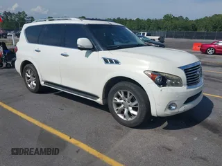 2012 Infiniti QX56 7-passenger z VIN JN8AZ2NF7C9516542, wystawiony jako IAAI lot #42319421 z przebiegiem 222 230 mil mil oraz . Historia ofert i sprzedaży dostępna na DreamBid. Obrazek 1.