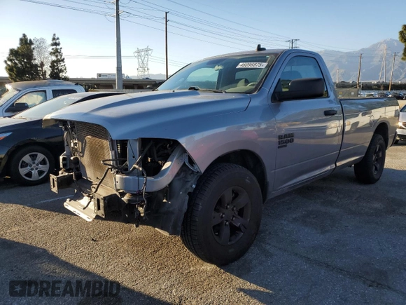 2022 Ram 1500 Tradesman with VIN 3C6JR6DG7NG330619, listed as a Copart auction lot 46096875 with 12,919 mi miles and Salvage title. Bid and sale history available at DreamBid. Image 1.