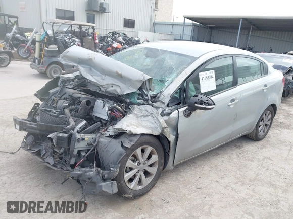 2013 Kia Rio EX with VIN KNADN4A34D6223239, listed as a IAAI auction lot 41683594 with 95,550 mi miles and . Bid and sale history available at DreamBid. Image 17.