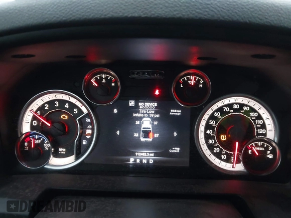 2017 Ram 1500 Big Horn with VIN 1C6RR6LM6HS628926, listed as a IAAI auction lot 41782100 with 112,482 mi miles. Bid and sale history available at carsss.com. Image 7.