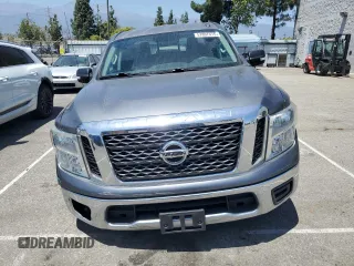 2017 Nissan Titan SV с VIN 1N6AA1EK0HN525945, выставлен на аукционе Copart как лот 57897415 с пробегом 51 053 миль миль и Списание • Salvage title. История ставок и продаж доступна на DreamBid. Изображение 5.