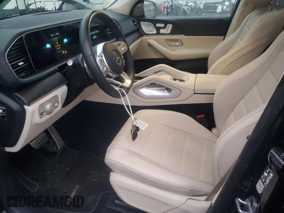 2023 Mercedes-Benz GLS with VIN 4JGFF8GE8PB022119, listed as a Copart auction lot 82286924 with 23,987 mi miles and Salvage Title. Bid and sale history available at carsss.com. Image 7.