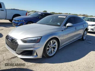 2021 Audi A5 Sportback Premium with VIN WAUABCF58MA037135, listed as a Copart auction lot 69164533 with 34,927 mi miles. Bid and sale history available at carsss.com. Image 1.