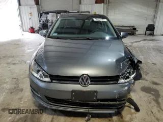 2017 Volkswagen Golf S with VIN 3VW117AU6HM029276, listed as a Copart auction lot 58365985 with 56,274 mi miles and Salvage title. Bid and sale history available at DreamBid. Image 5.