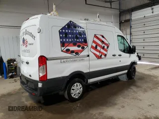 2016 Ford Transit Cargo with VIN 1FTYR1CM1GKA04036, listed as a Copart auction lot 51225885 with Not Provided miles and Salvage Title. Bid and sale history available at DreamBid. Image 3.