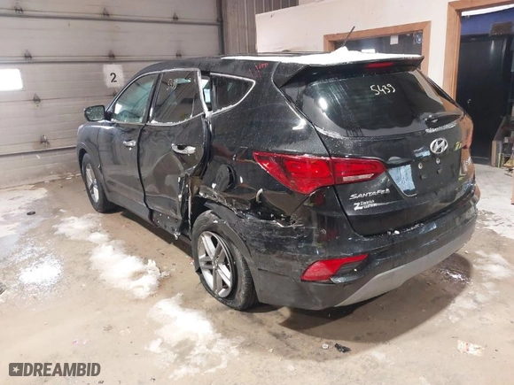 2018 Hyundai Santa Fe Sport 2.4L with VIN 5NMZTDLB2JH107006, listed as a IAAI auction lot 41845439 with 86,536 mi miles. Bid and sale history available at carsss.com. Image 3.