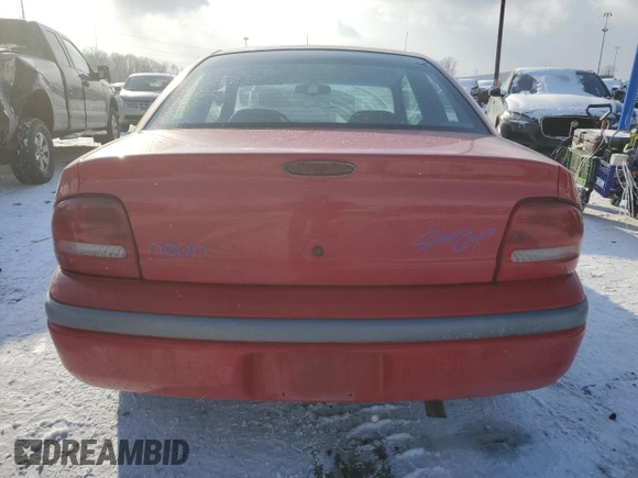 1996 Plymouth Neon z VIN 1P3ES62C4TD541124, wystawiony jako Copart lot #88826005 z przebiegiem 76 499 mil mil oraz Czysty tytuł • Clean title. Historia ofert i sprzedaży dostępna na DreamBid. Obrazek 6.