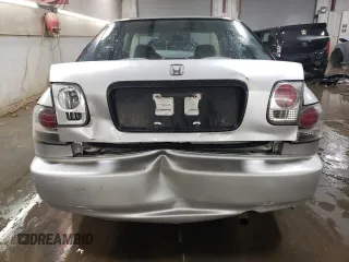 1996 Honda Civic LX "O" w/Air with VIN 2HGEJ6672TH544494, listed as a Copart auction lot 85801094 with 183,647 mi miles and Salvage Title. Bid and sale history available at carsss.com. Image 6.