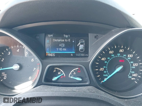 2016 Ford Escape Titanium with VIN 1FMCU0J95GUB11995, listed as a IAAI auction lot 42065255 with 142,390 mi miles. Bid and sale history available at carsss.com. Image 7.