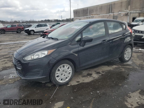 2016 Ford Fiesta S z VIN 3FADP4TJ1GM199713, wystawiony jako Copart lot #46124745 z przebiegiem 110 670 mil mil oraz Szkoda całkowita • Salvage title. Historia ofert i sprzedaży dostępna na DreamBid. Obrazek 1.