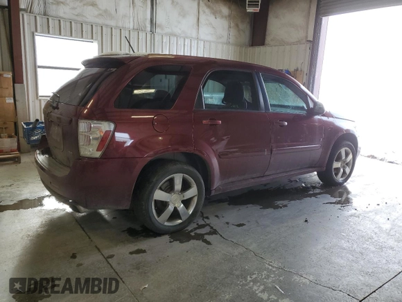 2008 Chevrolet Equinox Sport with VIN 2CNDL037486281381, listed as a Copart auction lot 41649385 with 218,098 mi miles and Clean Title. Bid and sale history available at carsss.com. Image 3.