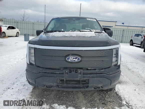 2024 Ford F-150 Lightning Flash with VIN 1FT6W3L76RWG12085, listed as a Copart auction lot 87181614 with 17,444 mi miles and Salvage title. Bid and sale history available at DreamBid. Image 5.