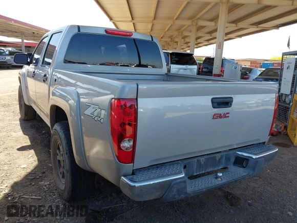 2007 GMC Canyon SLE2 with VIN 1GTDT13E578120801, listed as a IAAI auction lot 42101326 with 202,929 mi miles and . Bid and sale history available at DreamBid. Image 3.