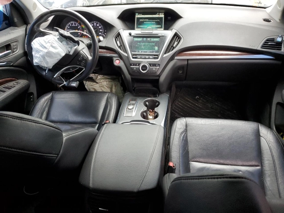 2016 Acura MDX w/Tech with VIN 5FRYD4H41GB055380, listed as a Copart auction lot 46271925 with 113,388 mi miles and Salvage Title. Bid and sale history available at carsss.com. Image 8.