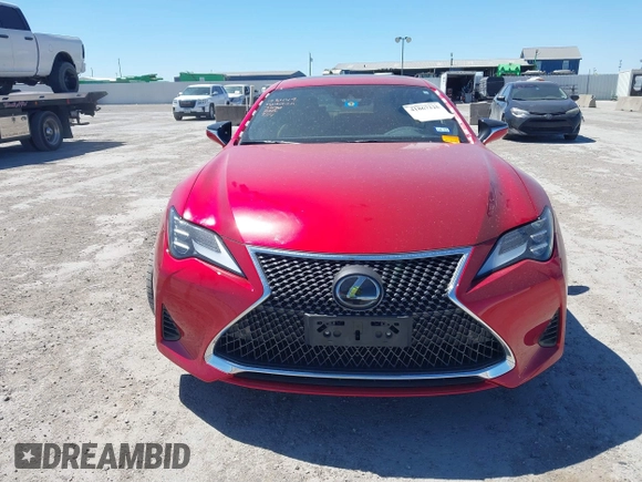 2019 Lexus RC 350 with VIN JTHHZ5BC8K5021583, listed as a IAAI auction lot 41867225 with 6,571 mi miles and . Bid and sale history available at DreamBid. Image 12.