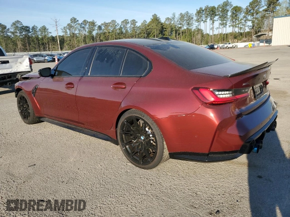 2023 BMW M3 Competition xDrive z VIN WBS43AY01PFP95661, wystawiony jako Copart lot #49840935 z przebiegiem 14 931 mil mil oraz Szkody całkowita. Historia ofert i sprzedaży dostępna na DreamBid. Obrazek 2.