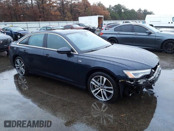 2021 Audi A6 Premium Plus with VIN WAUL2AF24MN078793, listed as a Copart auction lot 80680293 with 9,137 mi miles. Bid and sale history available at carsss.com. Image 4.