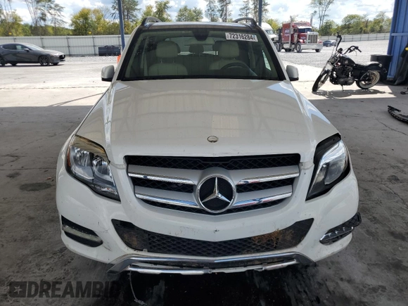 2013 Mercedes-Benz GLK 350 with VIN WDCGG5HB0DG086396, listed as a Copart auction lot 72316284 with 121,269 mi miles and Salvage Title. Bid and sale history available at DreamBid. Image 5.