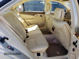 2000 Mercedes-Benz S-Class with VIN WDBNG75J1YA123323, listed as a Copart auction lot 58573634 with 202,708 mi miles and Salvage Title. Bid and sale history available at carsss.com. Image 10.