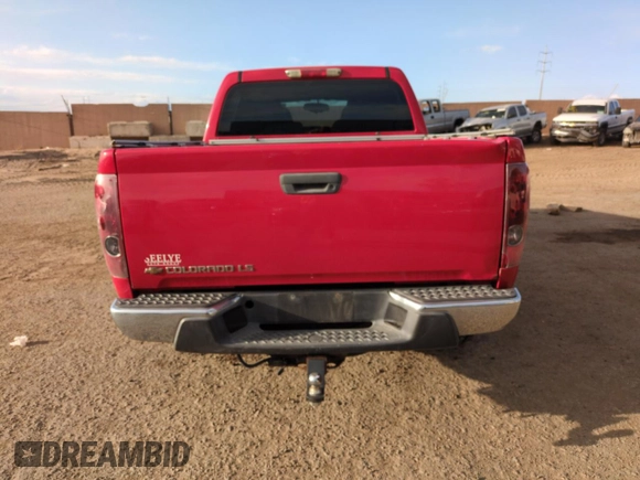 2005 Chevrolet Colorado 1SF LS Z71 with VIN 1GCDT136258219663, listed as a Copart auction lot 51091815 with 222,568 mi miles and Salvage Title. Bid and sale history available at carsss.com. Image 6.