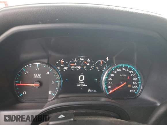2018 GMC Sierra 1500 Denali z VIN 3GTU2PEJ3JG523077, wystawiony jako Copart lot #72094704 z przebiegiem 117 756 mil mil oraz Szkoda całkowita • Salvage title. Historia ofert i sprzedaży dostępna na DreamBid. Obrazek 9.