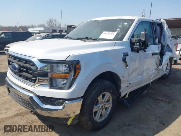 2023 Ford F-150 XL with VIN 1FTFW1E5XPKE18681, listed as a IAAI auction lot 41756786 with 40,101 mi miles. Bid and sale history available at carsss.com. Image 17.