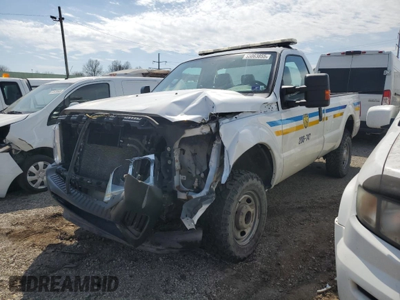 2011 Ford F-350 XL with VIN 1FTRF3B62BEA42474, listed as a Copart auction lot 53063855 with 210,877 mi miles and Salvage title. Bid and sale history available at DreamBid. Image 1.