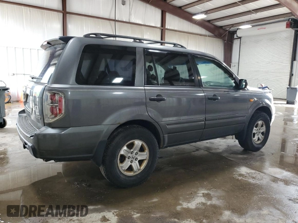 2007 Honda Pilot LX z VIN 5FNYF18157B007168, wystawiony jako Copart lot #57458405 z przebiegiem 225 139 mil mil oraz Czysty tytuł • Clean title. Historia ofert i sprzedaży dostępna na DreamBid. Obrazek 3.
