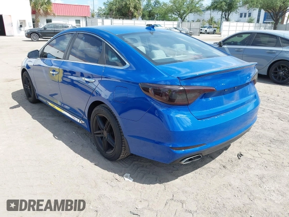 2015 Hyundai Sonata 2.4L Sport with VIN 5NPE34AF8FH099928, listed as a IAAI auction lot 42071898 with 180,440 mi miles. Bid and sale history available at carsss.com. Image 3.