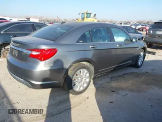 2013 Chrysler 200 LX with VIN 1C3CCBAG1DN736311, listed as a IAAI auction lot 41581741 with 143,892 mi miles. Bid and sale history available at carsss.com. Image 4.