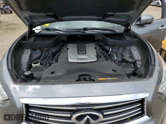 2016 Infiniti QX70 with VIN JN8CS1MW0GM752462, listed as a Copart auction lot 54750195 with 116,294 mi miles and Salvage title. Bid and sale history available at DreamBid. Image 12.