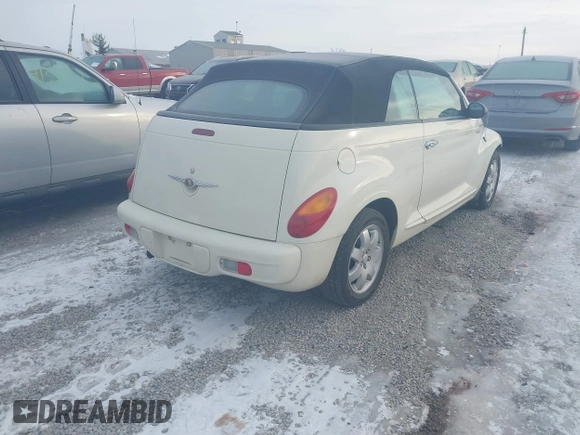2005 Chrysler PT Cruiser with VIN 3C3EY45X15T577761, listed as a IAAI auction lot 41379712 with 133,515 mi miles. Bid and sale history available at carsss.com. Image 4.