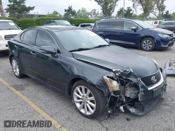 2010 Lexus IS 250 with VIN JTHBF5C29A5126040, listed as a IAAI auction lot 42143287 with 141,852 mi miles and . Bid and sale history available at DreamBid. Image 1.