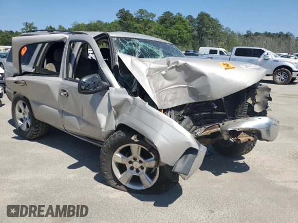 2004 Chevrolet Tahoe LS with VIN 1GNEC13V64J327536, listed as a Copart auction lot 52971375 with Not provided miles and Salvage title. Bid and sale history available at DreamBid. Image 4.